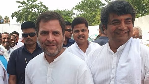 Rahul Gandhi with R.P.N.Singh