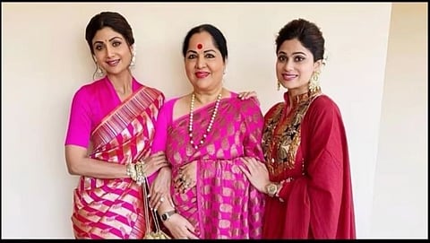 Shilpa Shetty, Sunanda Shetty, Shamita Shetty