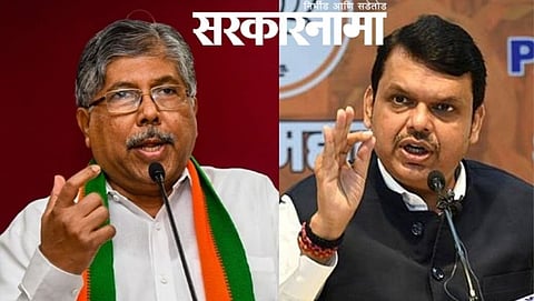 Chandrakant Patil and Devendra Fadnavis