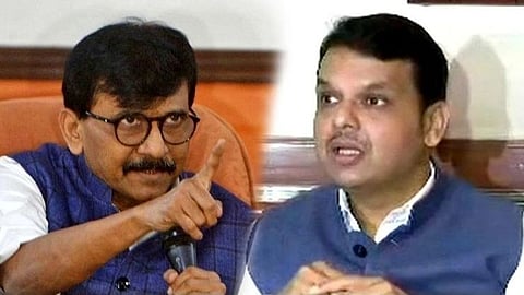 Sanjay Raut and Devendra Fadnavis