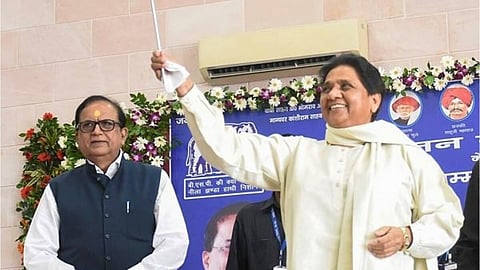 Satish Chandra Mishra and Mayawati