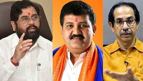 Eknath Shinde-Sanjay Rathor-Uddhav Thackeray