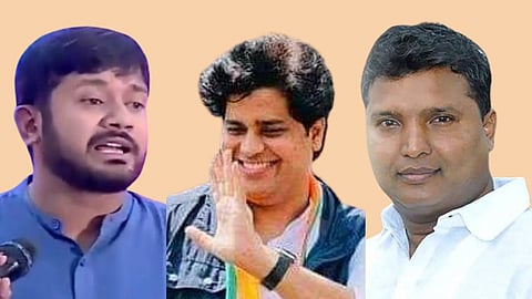 Kanhaiya Kumar, Imran Pratapgarhi, BV Srinivasa