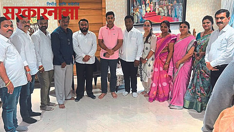 Jalgaon Corporators with Dr. Shrikant Shinde