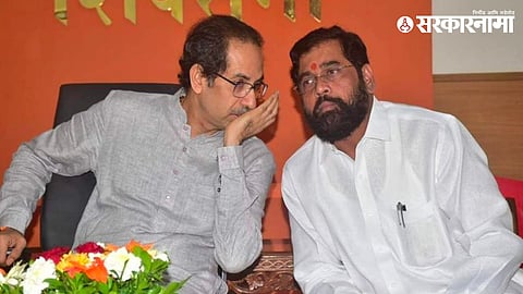 Eknath Shinde-Uddhav Thackeray