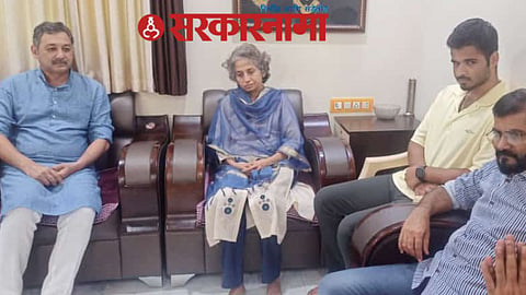 Chhatrapati Sambhaji Raje Visit Mete Family In Beed News