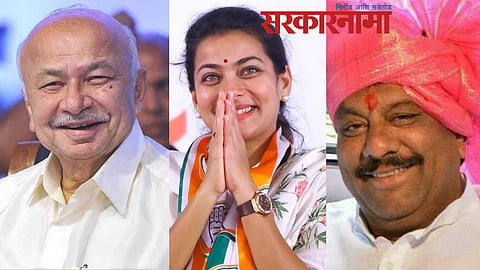 Sushilkumar Shinde-Praniti Shinde -Siddharam Mhetre