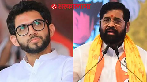 Aditya Thackeray, Eknath Shinde