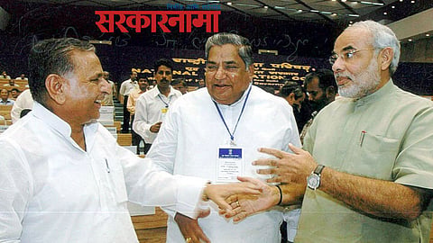 Mulayam Singh yadav-Narendra Modi
