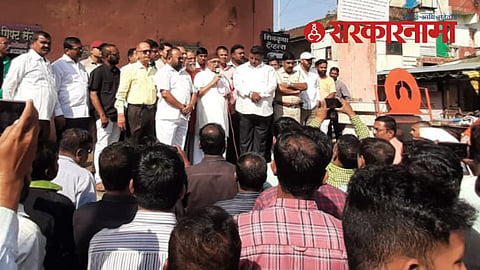 VHP morcha in Bhagur
