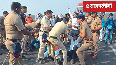 Agitation at Jalgaon