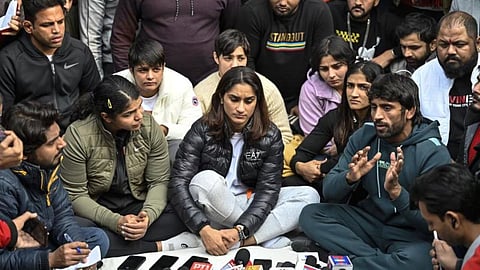 Jantar Mantar Wrestlers Protest