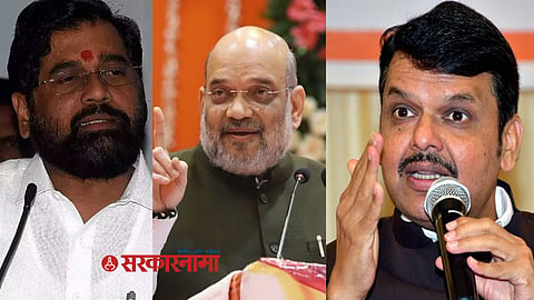 Eknath Shinde, Amit Shah,
Devendra Fadnavis