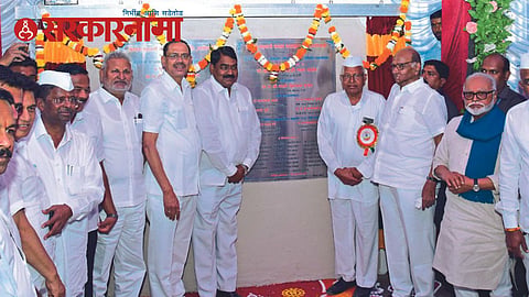 Sharad Pawar at Kadwa Sugar