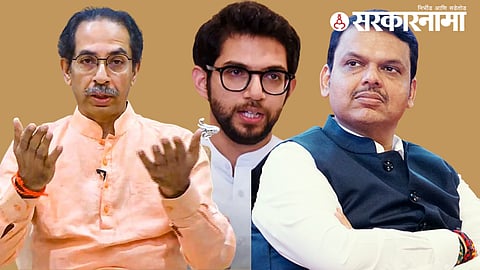 Uddhav Thackery, Aditya Thackery and Devendr Fadanvis.