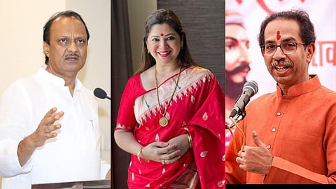 Dipali Sayyed, Ajit Pawar, Uddhav Thackeray