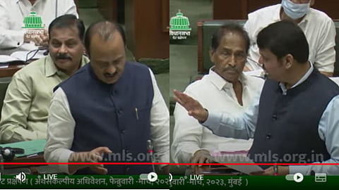 Sanjay Shinde-Ajit Pawar&Baban shinde-Devendra Fadnavis