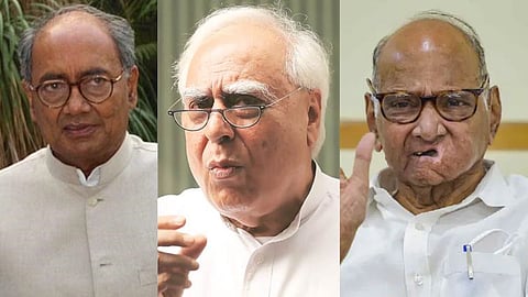 Digvijaya Singh, Kapil Sibal, SHarad Pawar