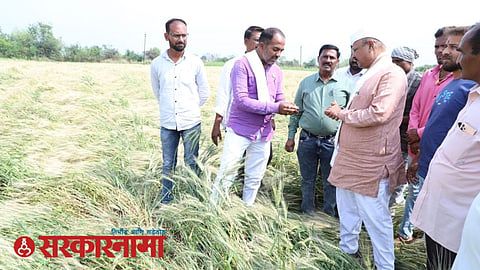 Minister Abdul Sattar Visit Affected Farm