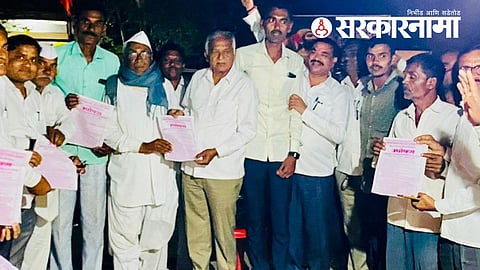 Ex. MLA Shirish Kotwal with Farmers