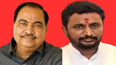 Eknath Khadse and Amol Mitkari