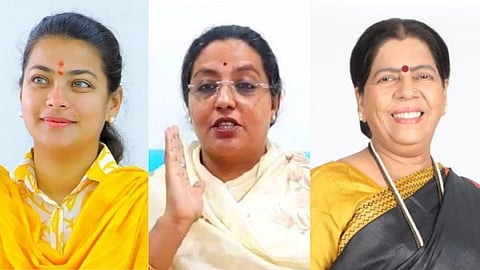 Praniti Shinde, Yashomati Thakur,Manda Mhatre