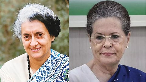 Late Indira Gandhi, Sonia Gandhi