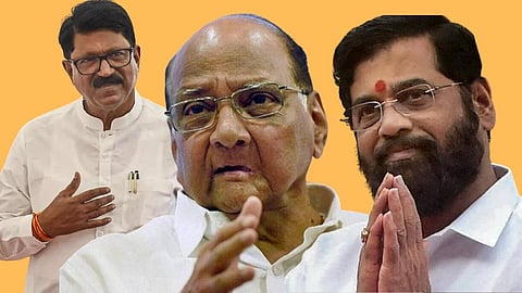 Arvind Sawant-Sharad Pawar-Eknath Shinde