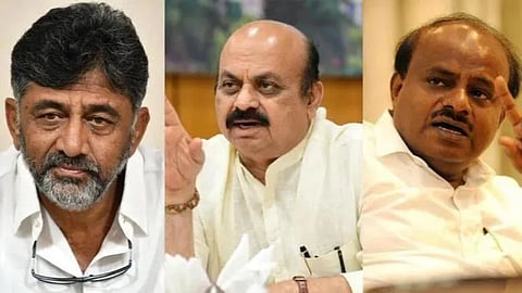 D. K. Sivakumar, Basavaraj Bommai, SD Kumaraswamy