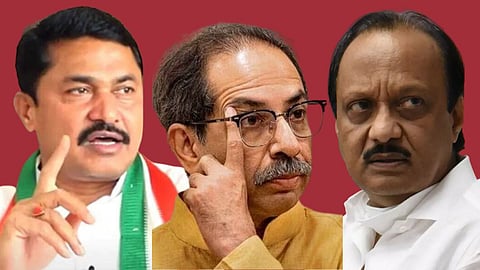 Nana Patole, Uddhav Thackeray, Ajit Pawar
