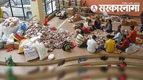 File Photo of flood affected people