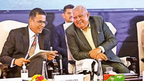Jagdeep Dhankar on CJI Chandrachud: