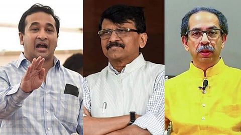 Nitesh Rane, Uddhav Thackeray, Sanjay Raut