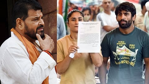 Brij Bhushan Singh,2023 Indian wrestlers Protest