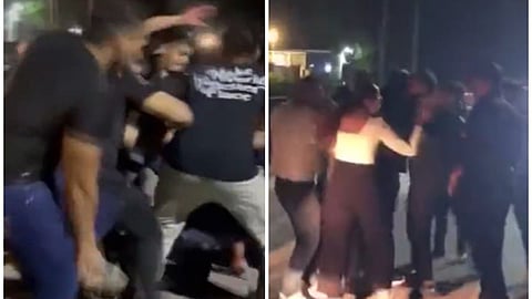 Mob attack on couple Viral Video: