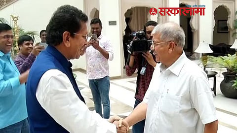 Prakash Ambedkar met Deepak Kesarkar