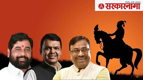 Eknath Shinde, Devendra Fadanvis and Sudhir Mungantiwar