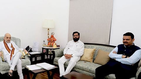 Amit Shah - Eknath Shinde - Devendra fadnavis