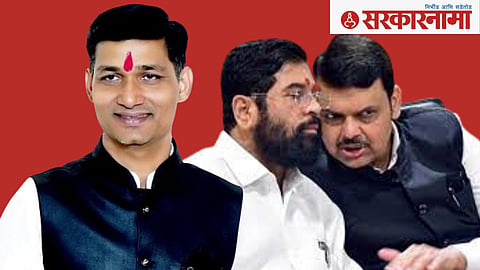 Narendra Bhondekar, Eknath Shinde and Devendra Fadanvis
