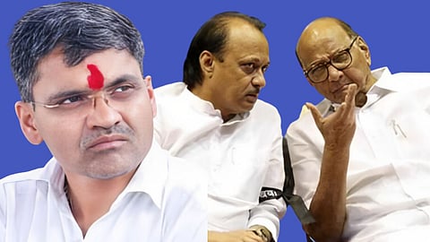 Nilesh Lanke, Ajit Pawar, Sharad Pawar