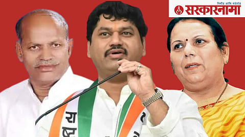 Narendra Darade, Dhananjay Munde and Neelam Gorhe