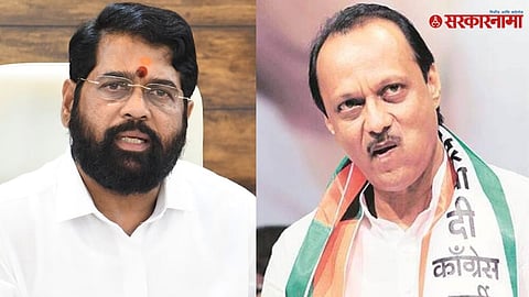 Ajit Pawar and Eknath Shinde