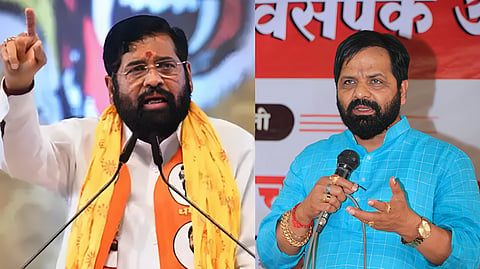Eknath Shinde and MLA Bharat Gogawale