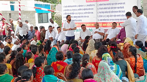 Ghodganga Employee Agitation