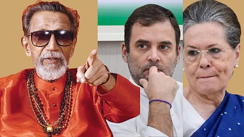 Balasaheb Thackeray-Rahul Gandhi-Soniya Gandhi