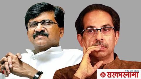 Sanjay Raut and Uddhav Thackeray