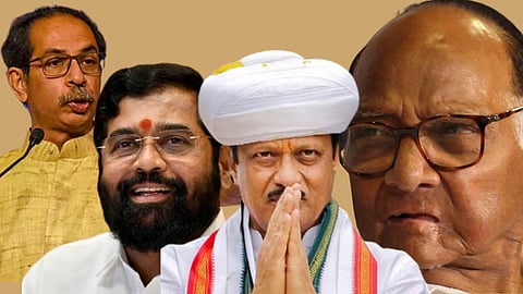 Uddhav Thackeray-Eknath Shinde-Ajit Pawar-Sharad Pawar