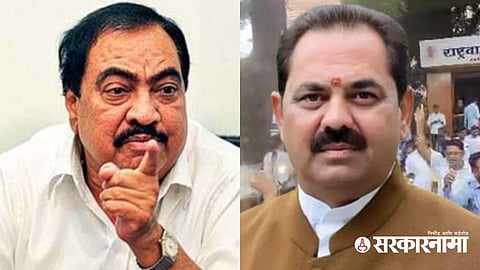 Eknath Khadse Vs Anil Patil :