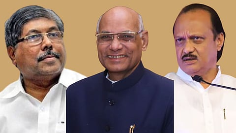 Chandrakant Patil-Ramesh Bais-Ajit pawar