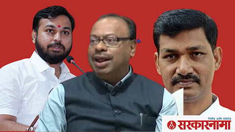 Anup Dhoke, Chandrashekhar Bawankule and Narendra Bhondekar